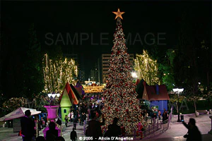 PLAZA de la CONSTITUCIÓN - ATENAS vestida de Navidad