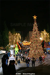 PLAZA de la CONSTITUCIÓN - ATENAS vestida de Navidad