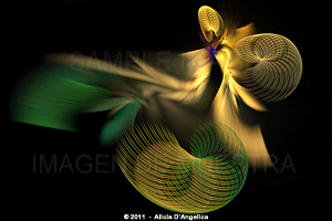 FRACTAL FLAME 3D # 94 | Spacial Grids Series