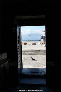 EGINA ISLAND - View from inside the Church